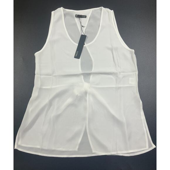 Krisa @ Revolve NWT‎ Twist Tank Back Tank White Size XS - Picture 1 of 5